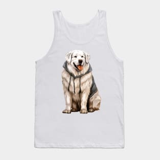 Winter Great Pyrenees Dog Tank Top